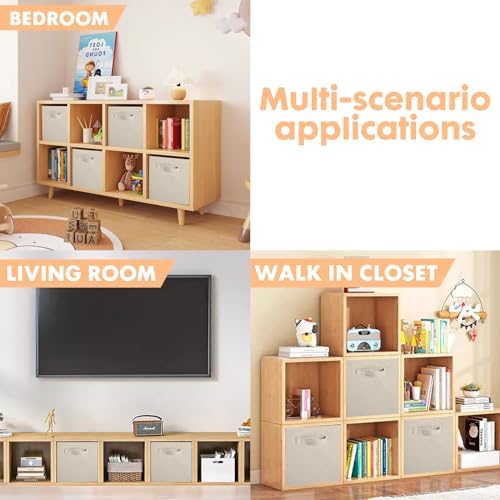 ShellKingdom Storage Bins, Foldable Fabric Storage Cubes And Cloth Storage - Image 6