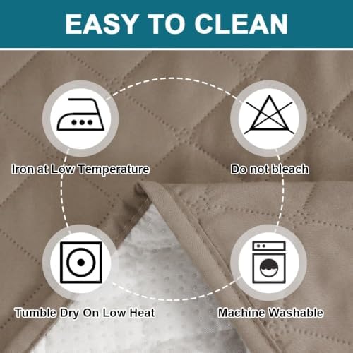 Turquoize 100% Waterproof Chair Covers Couch Covers for Dogs, Chair 28" - Image 6
