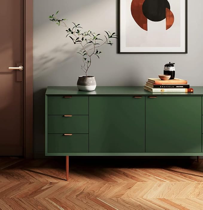 Safiyya 118"x17.7" Olive Green Peel and Stick Wallpaper Solid Color Dark Green Contact Paper Temporary Self Adhesive Contact Paper Decorative Wallpaper Vinyl Rolls for Wall - Image 4