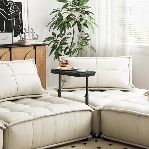 TUTOTAK End Table, Side Table, Tall Couch Table, Sofa Table, Set of 2 - Image 2