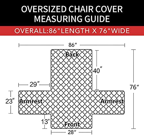 Easy-Going Reversible Couch Cover, Oversized Chair, Brown/Brown - Image 6