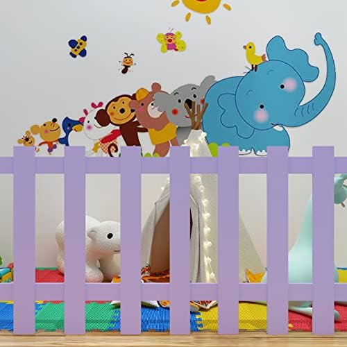 YENHOME Purple Bulletin Board Borders 3"X590" Classroom Borders for Bulletin Board Self Adhesive Bulletin Board Border Removable Self Stick Wallpaper Border Peel and Stick Wall Border for Bedroom - Image 5