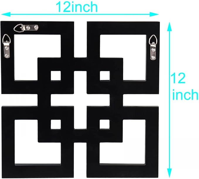 QMDECOR Square Mirrored Wall Decor Decorative Mirror 12x12 inches Modern Fashion DIY Silver Wall-Mounted Mirrors - Image 2