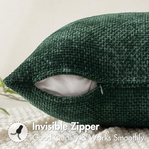MIULEE Decorative Couch Throw Pillow Covers 20x20 in Christmas Green 2 Pack - Image 5