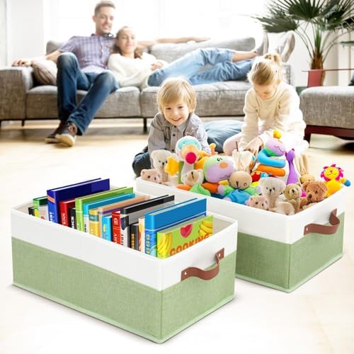 3 Pack Large Capacity Storage Bins Closet Organizer for Shelves - Image 6