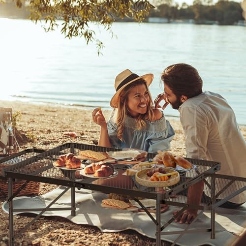 WildFinder Folding Table with 2 Wing Panels, 3x2 FT Foldable Camping Table - Image 7