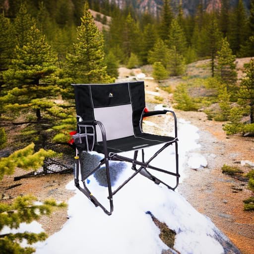 GCI Outdoor Freestyle Rocker XL Camping Chair - Black - Image 2