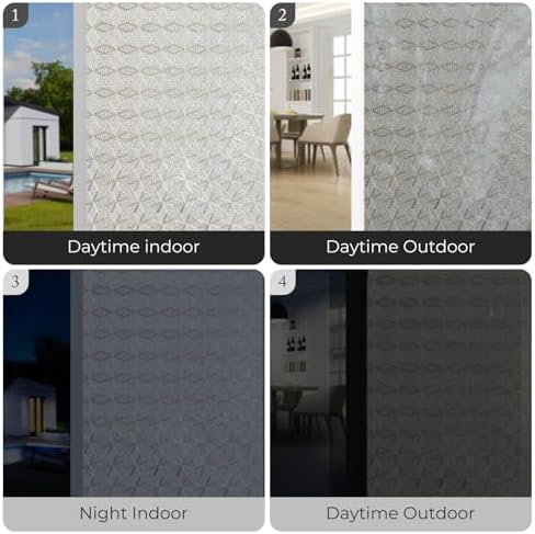 ADD.HERES Window Privacy Film, 3D Stained Glass Window Film, 23.6x35.4in - Image 6