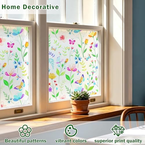 Frosted Glass Window Film, Decorative Sun Heat Blocking,Anti UV Save Energy - Image 4