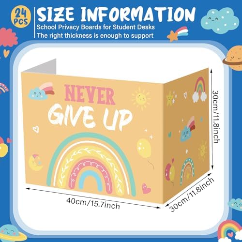 Honoson 24 Pcs Inspirational Privacy Folders for Students - Image 2