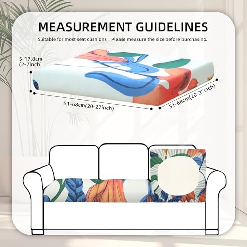 8 Pcs Outdoor Cushion Covers, Patio Sofa Cushion Covers Replacement - Image 2