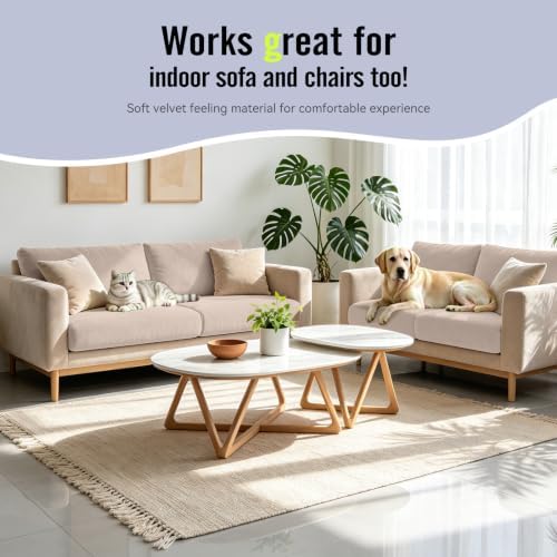 8Pcs Outdoor Cushion Covers, Stretch Patio Furniture Couch Chair Slipcovers - Image 4