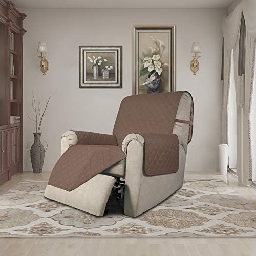 Easy-Going Reversible Couch Cover, Recliner 19 in, Brown/Brown - Image 2