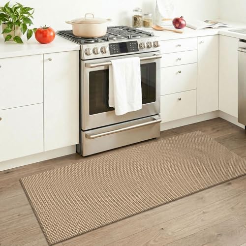 KOZYFLY Boho Runners for Hallways 2x5 ft Washable Kitchen Runner Non Slip Rubber Backed Hall Runners Cotton Entryway Runner Rugs for Indoor Backdoor Bedroom Kitchen, Orange Beige/Tan/Brown - Image 3
