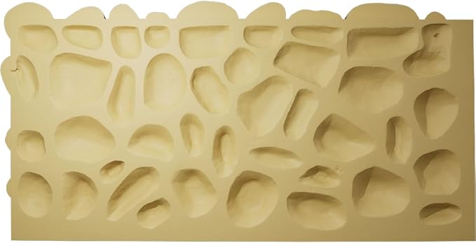 EverStone River Rock Faux Rock Panel, 49"W x 24 3/4"H x 3"D, Azure Stone Color - Image 5