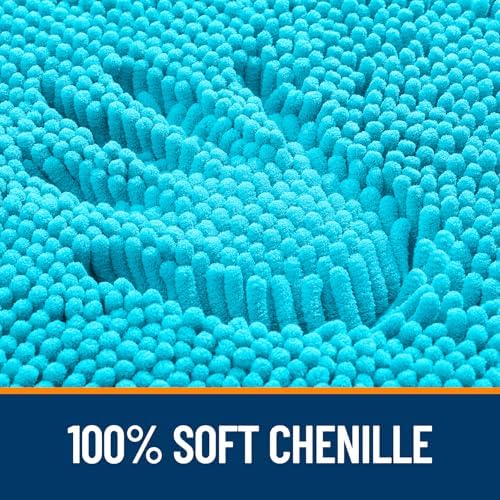 OLANLY Large Bathroom Rugs 40x32, Extra Soft Absorbent Chenille Bath Rugs - Image 3