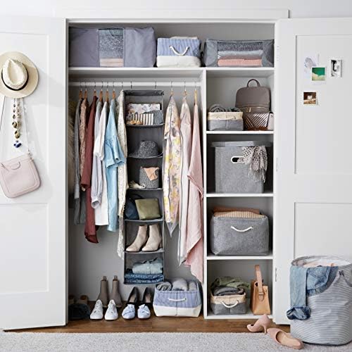 Amazon Basics Foldable Large Clothes Storage Bags with Clear Window & Carrying Handles, Closet Organizers, Zipper, 3-Pack, Gray - Image 6