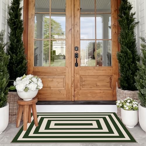 Modern Outdoor Rug - 28"x43" Front Door Mat Indoor Outside Entrance - Image 4