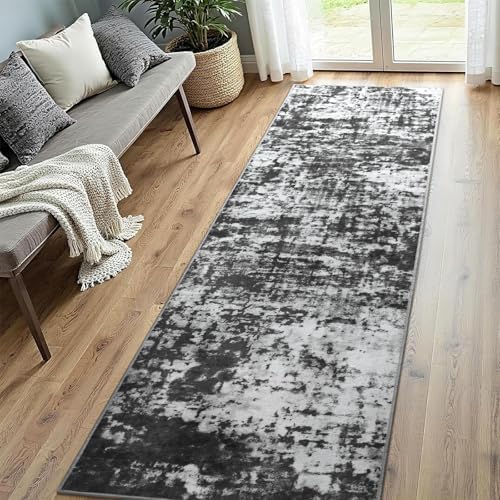 2x8 Washable Runner Rug Non Slip Runners for Hallway Kitchen Runner by Enqinar