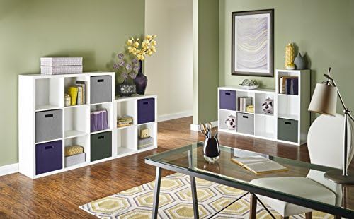 ClosetMaid 4 Cube Storage Shelf Organizer Bookshelf with Back Panel, Easy Assembly, Wood, White Finish - Image 6