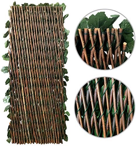 Expandable Fence Privacy Screen for Balcony Patio Outdoor,Decorative Faux Ivy Fencing Panel,Artificial Hedges (Single Sided Leaves)…… - Image 4
