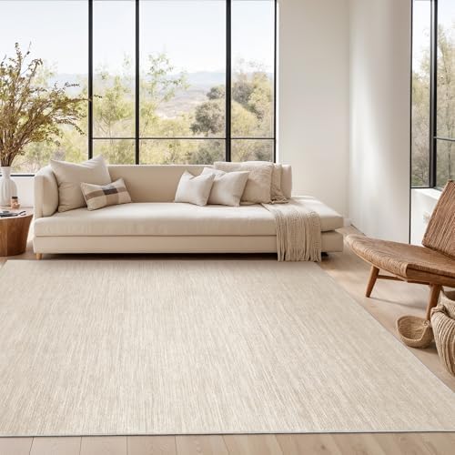 Valenrug Washable Rugs 5x7, Non Slip Large Area Rugs for Living Room, Brown - Image 3