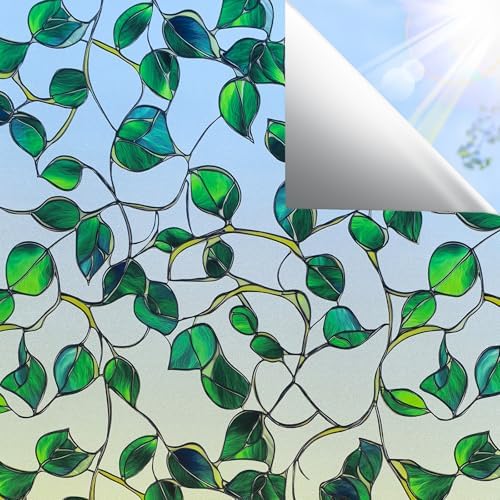 SOMWISE Window Privacy Film Day & Night,Heat Blocking Anti-UV Energy Saving by somwise