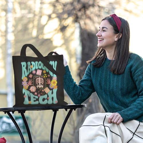 Nurse Canvas Tote Bag, Nurse Appreciation Gifts, Nursing School Gift Reusable Shopping Grocery Bags - Image 3