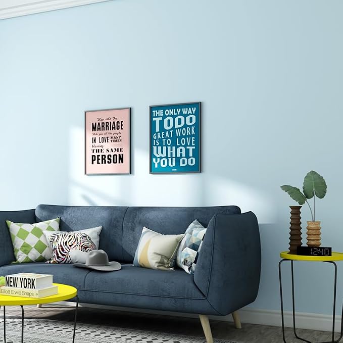 Yasinet 17.71" X 118" Blue Teal Wallpaper Teal Peel and Stick Wallpaper Solid Color Contact Paper Modern Self-Adhesive Waterproof Wall Paper for Wall Decorative Cabinets countertop Shelf Liner Vinyl - Image 6