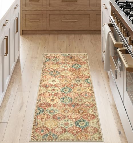 Lahome Moroccan Hallway Rug, 2x5 Washable Kitchen Runner Rug Non Slip - Image 6