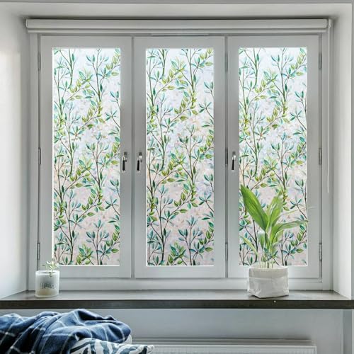Ranzdn Window Privacy Film, Stained Glass Static Cling, 17.5" x 78.7" - Image 5