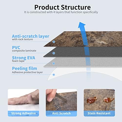 Art3d 102-Pack Peel and Stick Backsplash, Stick on Subway Tile, Rust Slate - Image 4