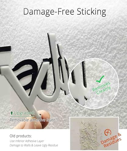 DecorSmart Love Family Tree Wall Decor Picture Frame Collage Removable 3D DIY Acrylic Wall Stickers for Living Room with Red Heart and Quote Family Like Branches on a Tree - Image 3