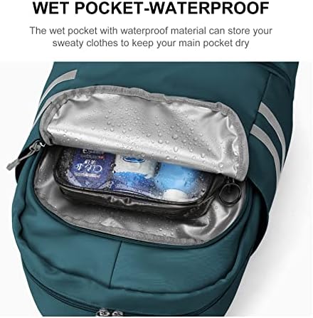 SYCNB Gym Backpack for Women with Shoes Compartment,Sports Backpack - Image 5