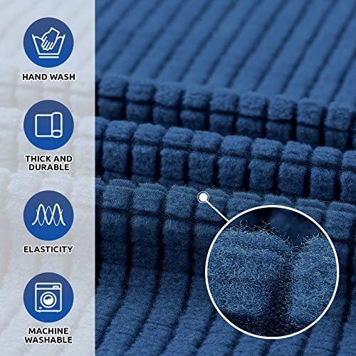 KEKUOU Stretch Chair Sofa Slipcover, Single Couch Cover,Classic Blue - Image 3