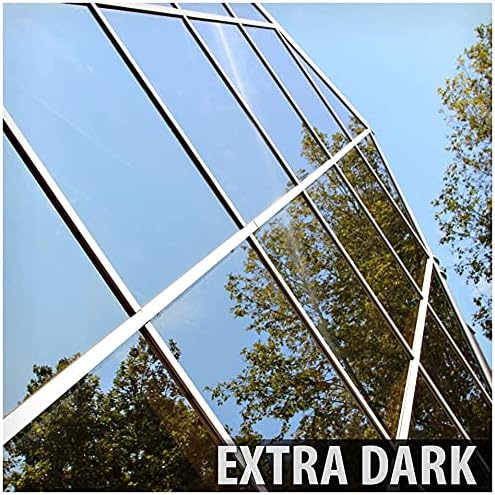 BDF S05 Window Film Daytime Privacy and Heat Control Mirror Silver 5 (Very Dark) - 24in X 24ft - Image 3