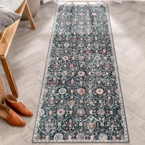 Lahome Moroccan Washable Runner Rug, 2x6 Kitchen Runners for Hallways by Lahome