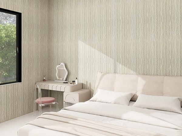 KASARO 3D Faux Stone PU Wall Panels, 3 Pack Flowstone White | Lightweight PU wainscoting panels with natural texture for accent walls, home & office decor, easy install, 47.2" x 23.6" - Image 2