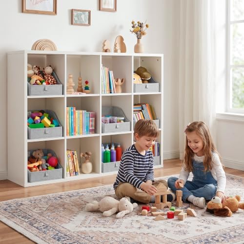 GRANNY SAYS Trapezoid Closet Storage Bins, Small, Gray, 3-Pack - Image 5