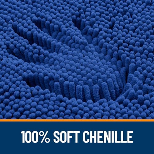 OLANLY Large Bathroom Rugs 40x32, Extra Soft Absorbent Chenille Bath Rugs - Image 3