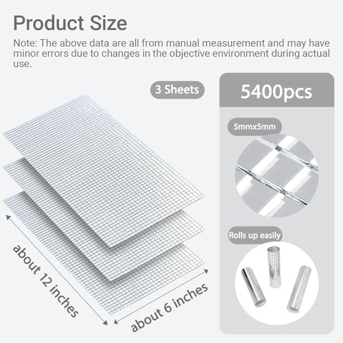 5400pcs Self-Adhesive Mirror Mosaic Tiles - Image 2