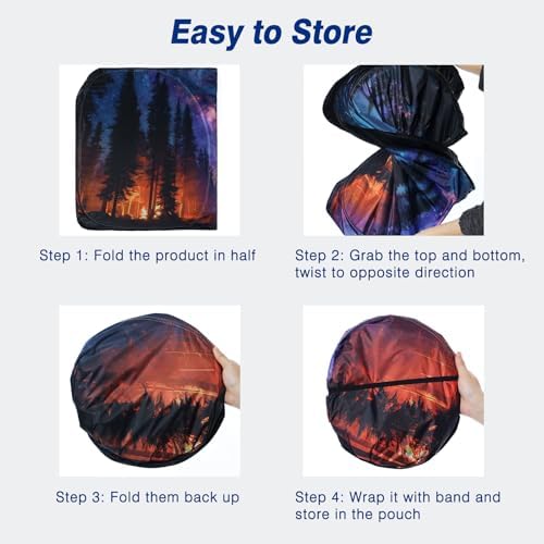Car Windshield Sun Shade, Foldable Reflective UV Front Sunshade - Image 3