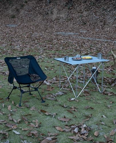 iClimb Ultralight Compact Camping Folding Table (Reinforced Silver - XL) - Image 5