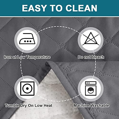 Turquoize 100% Waterproof Sofa Covers Couch Cover for Dogs, Loveseat 47" - Image 6