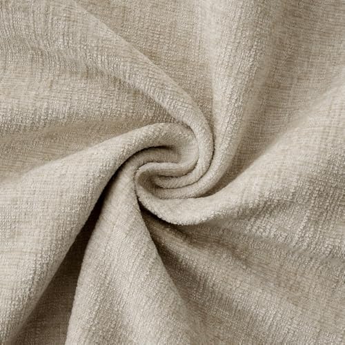 MIULEE Decorative Couch Throw Pillow Covers 18x18 Inch Light Taupe 2 Pack - Image 3