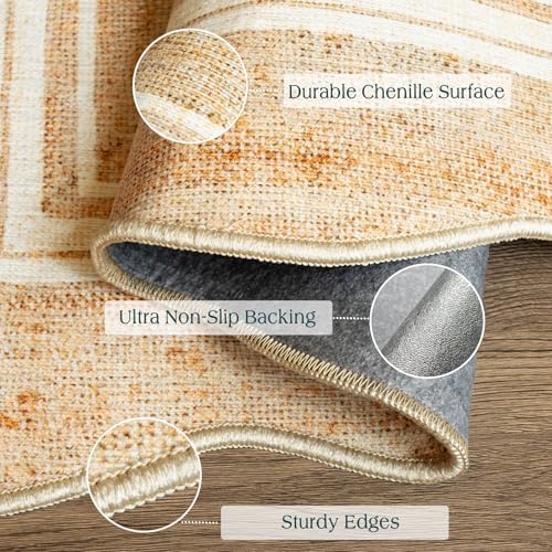 3x5 Entryway Rug - Small Washable Front Door Mat Outside Entrance - Image 2