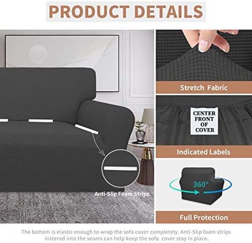 Easy-Going 100% Waterproof Oversized Chair Couch Cover, Stretch Sofa Cover - Image 4