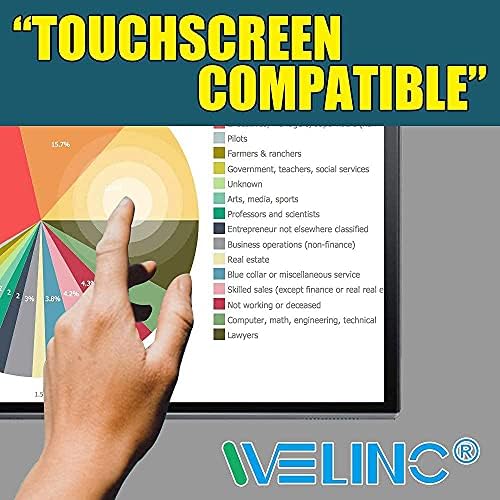 Welinc17 Inch - 16:10 Aspect Ratio - Laptop Privacy Screen Filter for Widescreen Laptop - Notebook - Anti-Glare - Anti-Scratch Protector Film - We Offer 2 Different 17" Filter Sizes - Image 5