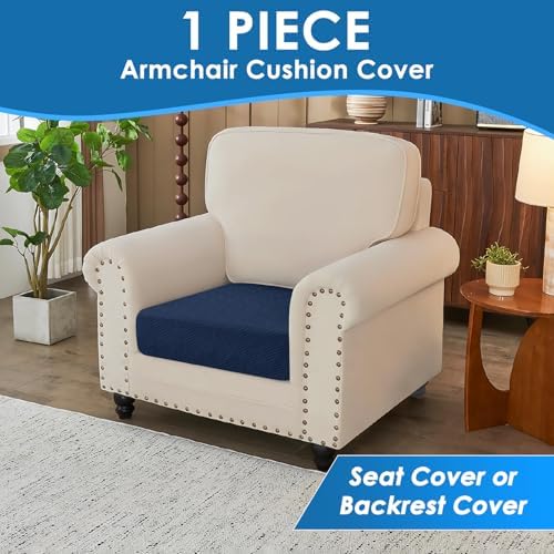 XINEAGE 1 Piece XL Stretch Couch Cushion Covers Individual Sofa Slipcovers - Image 3