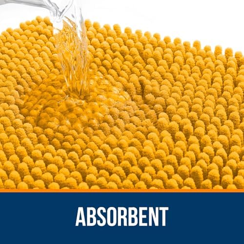 OLANLY Bathroom Rugs 30x20, Extra Soft Absorbent Chenille Bath Rugs - Image 4